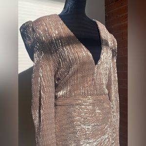 Sequin Ruched Dress